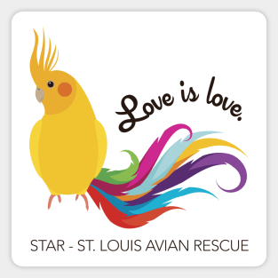 Cockatiel - Love is Love Magnet